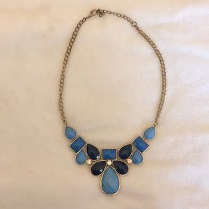 Blue Statement Necklace